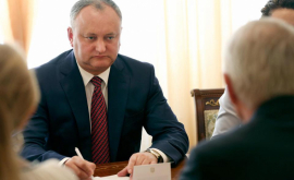 Dodon a primit în audienţă cetăţenii din toate raioanele ţării