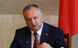 Dodon se pronunţă pentru introducerea formei prezidenţiale de guvernămînt 