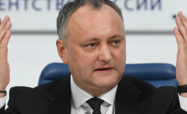 Dodon nemulţumit că Occidentul finanţează ONGurile şi presa din Moldova