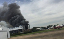 EXPLOZIE pe Aeroportul Southend din apropierea Londrei FOTO