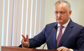 Reacția lui Dodon la solicitarea guvernării către ONU