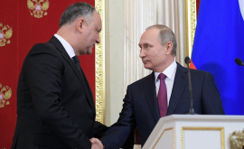 Ce chestiuni importante va discuta Dodon cu Putin