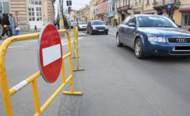 Restricții de circulație în această noapte în centrul Chișinăului