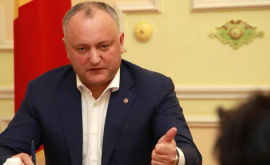 Știrea importantă comunicată de Igor Dodon