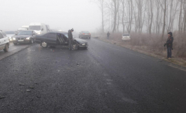 Accident în lanț La Vatra sau ciocnit 10 automobile VIDEO