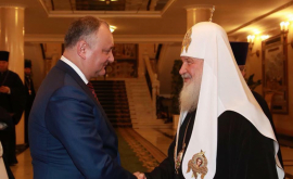 Dodon sa întîlnit cu Patriarhul Kirill