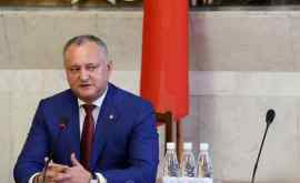 Dodon Din 2019 vor exista șanse reale de soluționare a conflictului transnistrean