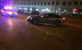 Un accident violent sa produs în capitală