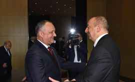 Igor Dodon se află întro deplasare la Baku