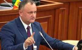 Dodon Reacția occidentului la anularea alegerilor din Chișinău a fost foarte moale