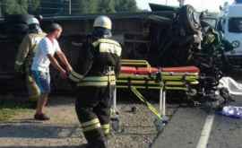 Trei cetățeni moldoveni implicați în accidentul din Kaluga deocamdată nu pot fi aduși acasă VIDEO