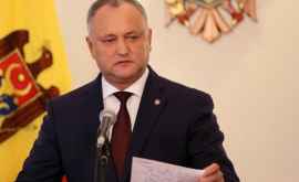 Igor Dodon ia adresat un mesaj de felicitare lui Klaus Iohannis