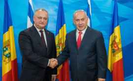 Dodon sa întîlnit cu Netanyahu