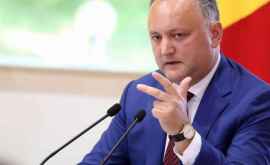 Cu ce mesaj va veni astăzi Igor Dodon în fața deputaților