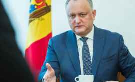 Dodon către funcționarii publici Dvs puteți salva țara de destabilizare