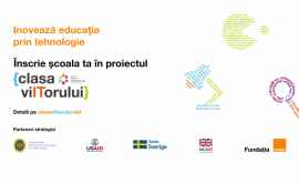 Alte 20 de instituții educaționale pot adera la proiectul Clasa Viitorului