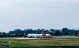 Un avion a luat foc pe un aeroport din Irlanda