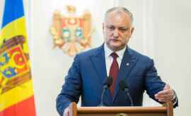 Mesajul lui Dodon dupa ce Chicu împreună cu noul cabinet de miniștri a depus jurămîntul