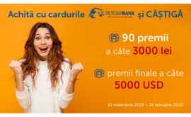 Achită cu cardurile Victoriabank și câștigă