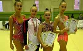 Peste 70 de fete premiate la Campionatul Republican de Gimnastică Ritmică Sportivă