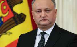 Dodon Partidul Democrat nu se află la guvernare 