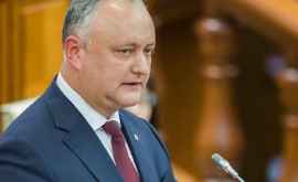 Igor Dodon despre alegerea președintelui în Parlament