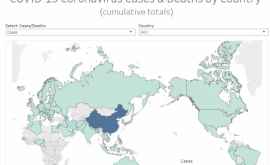 Rapoarte interactive privind COVID19 Coronavirus