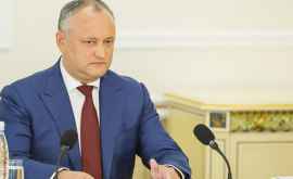 Dodon a comentat evenimentele din Parlament Să le fie rușine