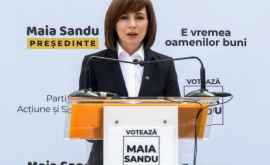 Maia Sandu sa lansat în campania electorală pentru alegerile prezidențiale